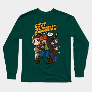 Scut Farkus vs. The World Long Sleeve T-Shirt